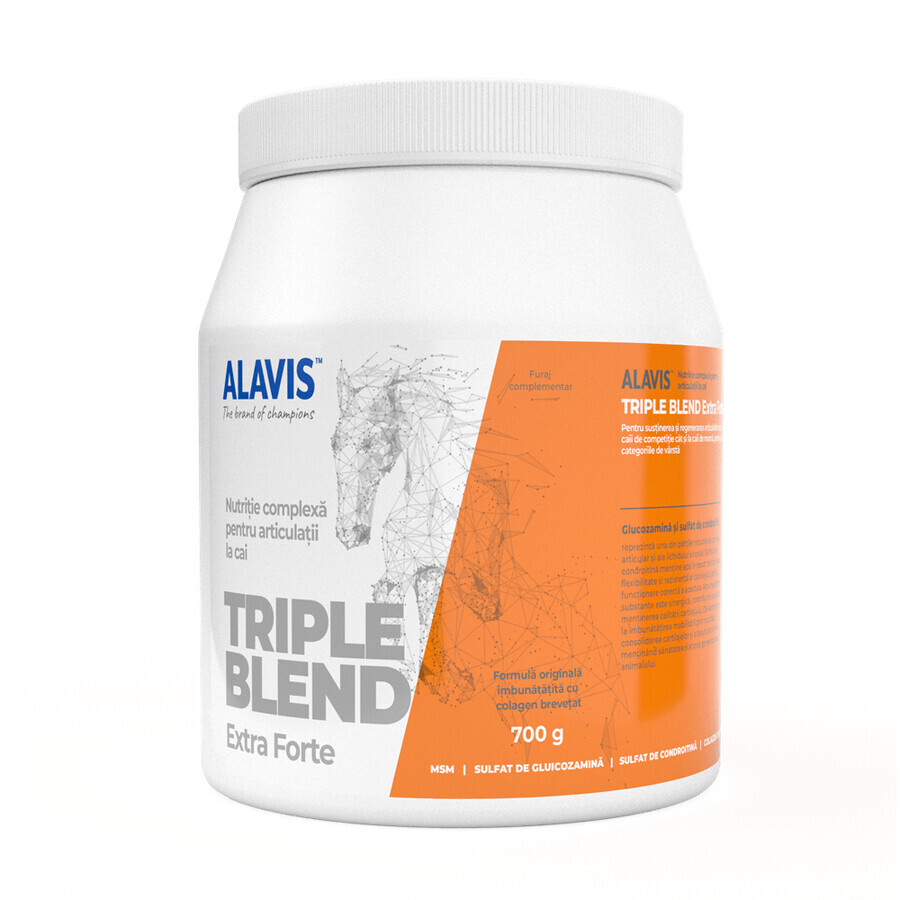 Joint powder for horses Triple Blend Extra Forte, 700 g, Alavis