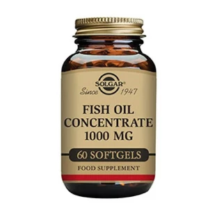 Concentré d'huile de poisson, 1000 mg, 60 softgels, Solgar