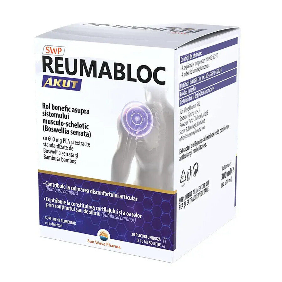 Reumabloc Akut, 30 zakjes, Sun Wave Pharma