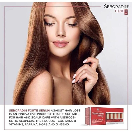 Seboradin Forte 42 ampollas, Tratamiento contra la caída del cabello, 3x14 ampollas