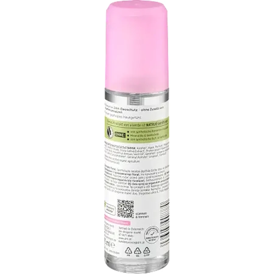 alverde NATURKOSMETIK Deodorant Spray Bloemig, 75 ml