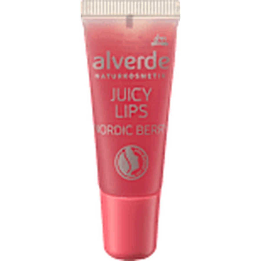 alverde NATURKOSMETIK Lip Gloss Juicy lips Nordic Berry, 8 ml