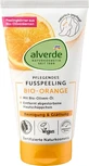 alverde NATURKOSMETIK Fußpeeling mit Bio-Orangen- und Bio-Olivenkernen, 75 ml