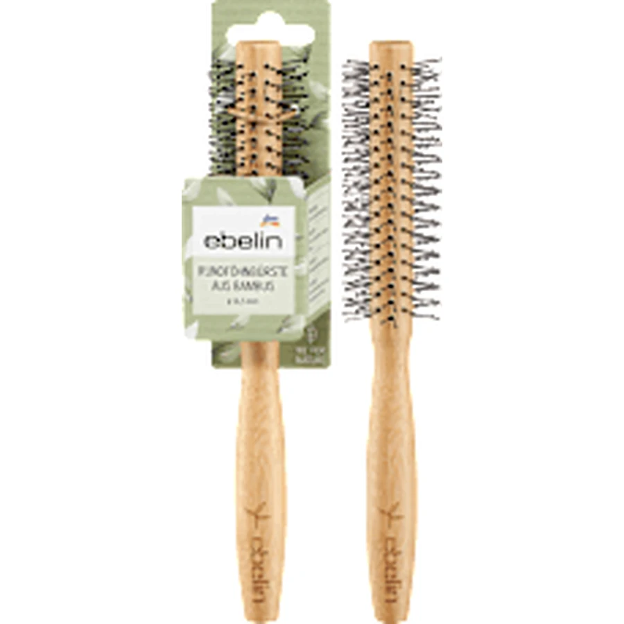 ebelin Ronde bamboe haarborstel, 1 stuk