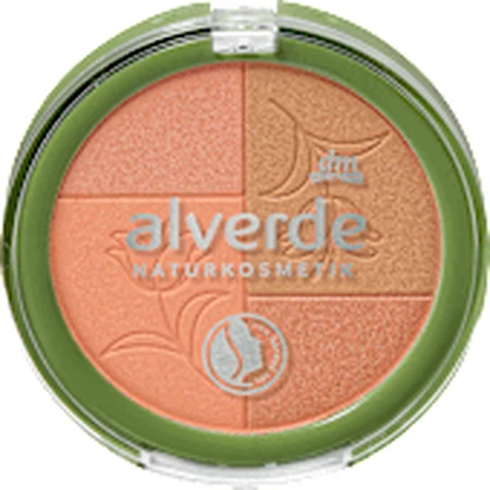 alverde NATURKOSMETIK Colorete colorido No.30 Sunkissed Glow, 9 g