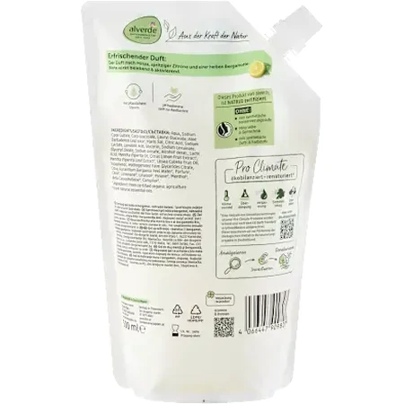 alverde NATURKOSMETIK Reserve mint shower gel 500 ml