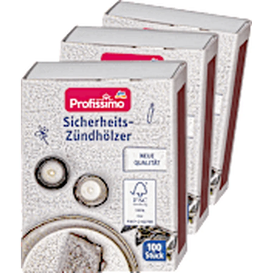 Profissimo Sicherheitsstreichhölzer, 300 Stück