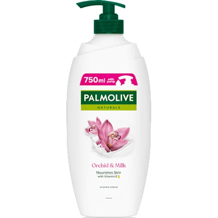 PALMOLIVE Gel de Ducha Orquídea y Leche, 750 ml