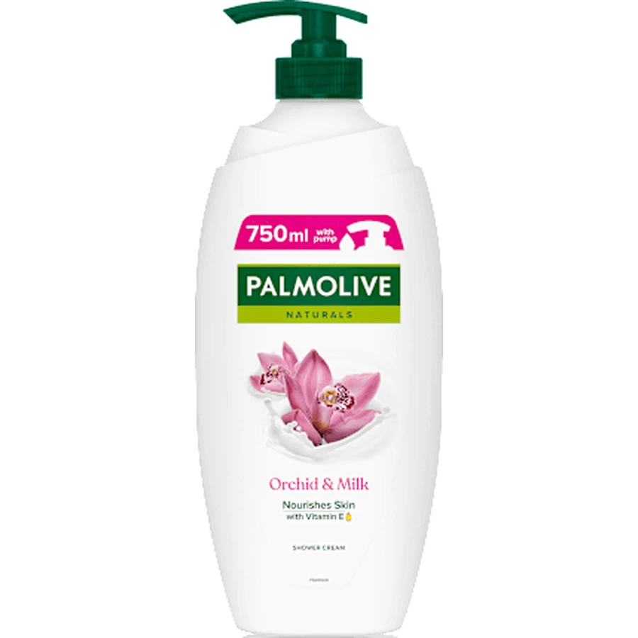 PALMOLIVE Gel de Ducha Orquídea y Leche, 750 ml