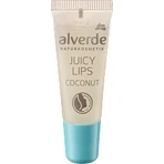 alverde NATURKOSMETIK Brillo de labios Barra de labios Juicy lips Coco, 8 ml
