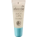 alverde NATURKOSMETIK Brillo de labios Barra de labios Juicy lips Coco, 8 ml