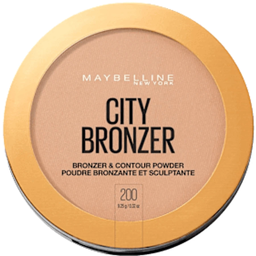 MAYBELLINE NEW YORK City bronzer bronzing powder 200 Medium Cool, 8 g