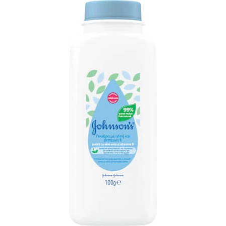 Johnson´s Baby Powder met Aloë Vera en Vitamine E, 100 g