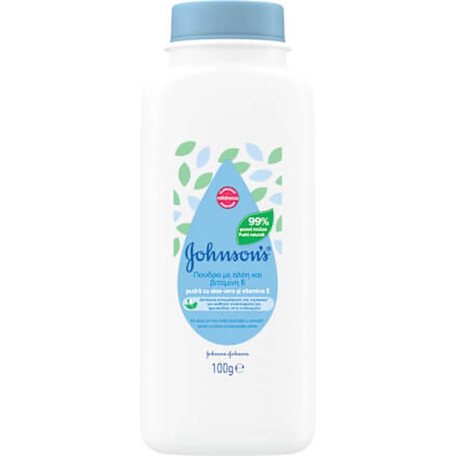 Johnson´s Baby Powder met Aloë Vera en Vitamine E, 100 g