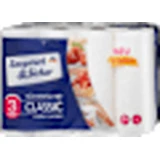 Saugstark&Sicher Paños de cocina clásicos de 3 capas, 8 piezas