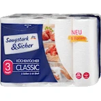 Saugstark&Sicher Classic Küchentücher Classic 3-lagig, 8 Stück