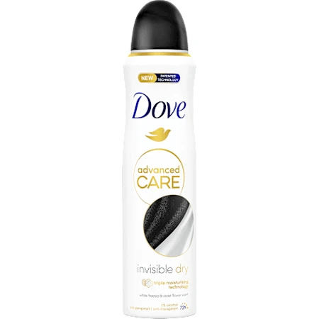Dove Advanced Invisible Deodorant Spray Advanced Invisible dry, 150 ml