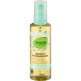 alverde NATURKOSMETIK Sensitiv-Reinigungsöl mit Kamille und Traubenkernextrakt, 100 ml
