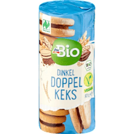 dmBio Spelt biscuits with 30% cocoa cream, 90 g