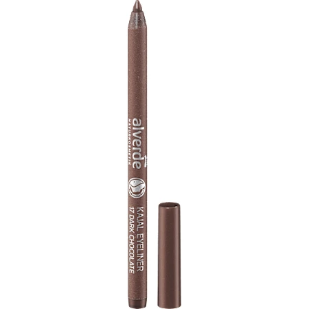 alverde NATURKOSMETIK Kajal Oogpotlood Nr.17 Donkere Chocolade, 1.2 g