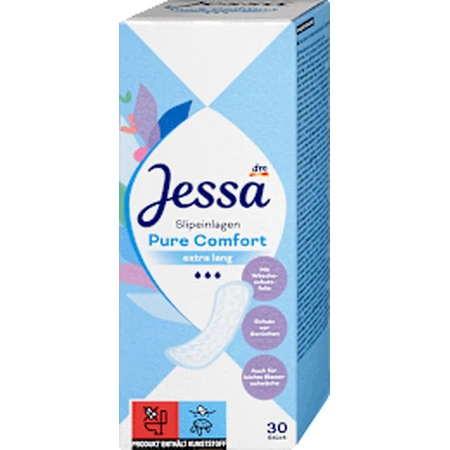 Jessa Pure Comfort Extra Long Daily Absorbent Pads, 30 Stück