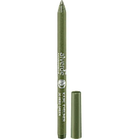 alverde NATURKOSMETIK Crayon Kajal pour les yeux n° 20 Reed Green, 1,2 g