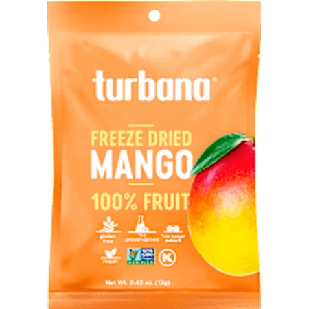 peat Freeze-dried freeze-dried mango, 12 g