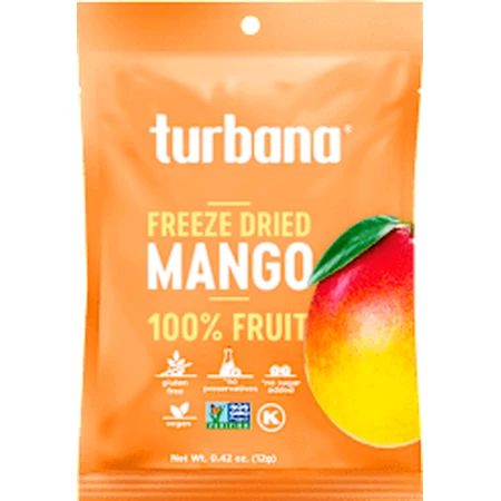 peat Freeze-dried freeze-dried mango, 12 g