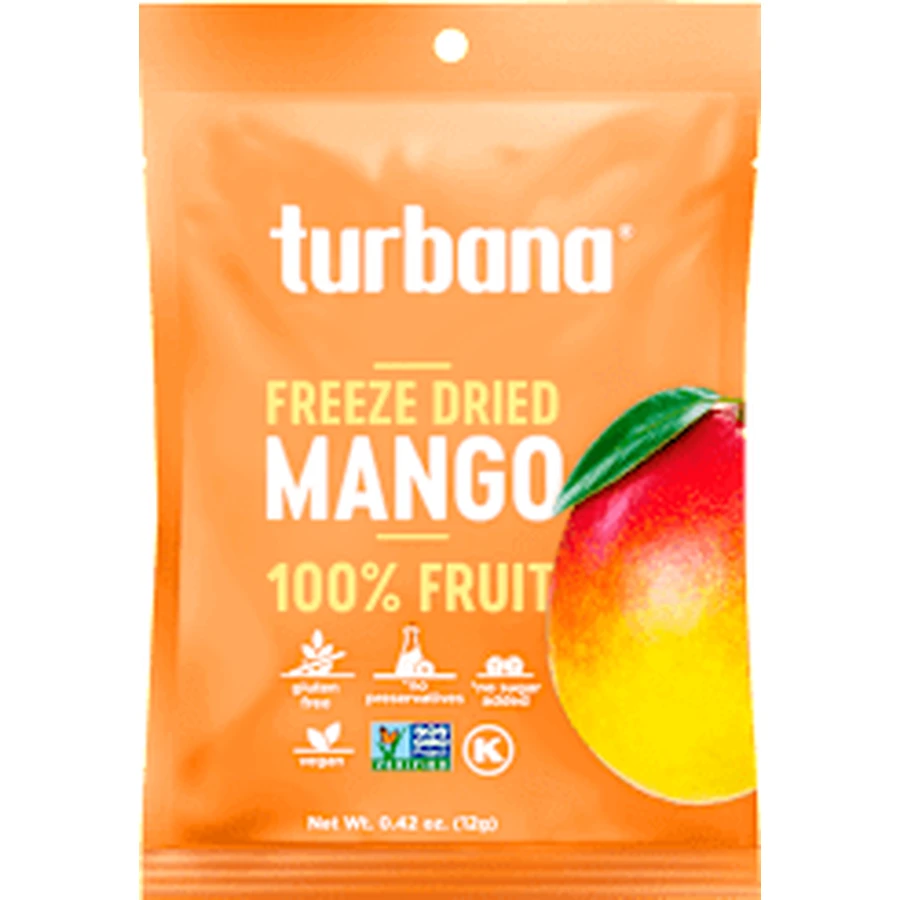 peat Freeze-dried freeze-dried mango, 12 g