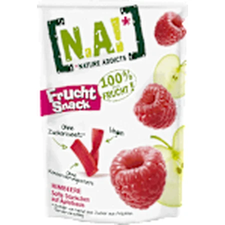 N.A.! Gedroogde vruchtensnack - appel, framboos, 0,04 Kg