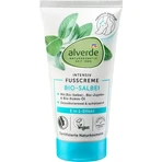 alverde NATURKOSMETIK Voetcrème 5in1 met salie en wilgenbast, 75 ml