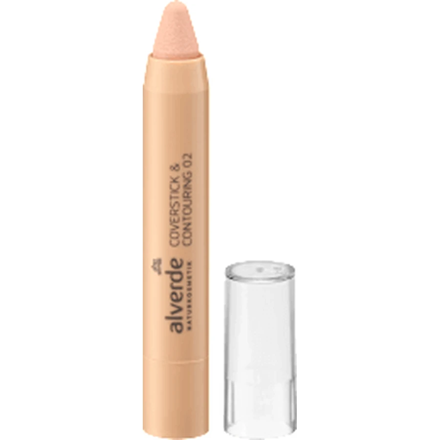 alverde NATURKOSMETIK Stick Correcteur & Contour 02, 3.2 g