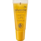 alverde NATURKOSMETIK Juicy lips lipgloss Juicy lips Tropical, 8 ml