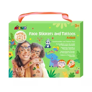Stickers and face tattoos, parent-child set Family fun, +3 years, Avenir