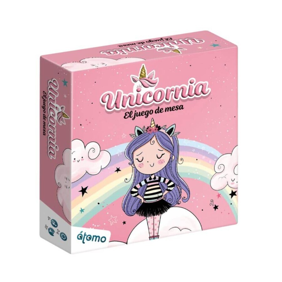 Jeu de société Unicornia, +6 ans, Atomo