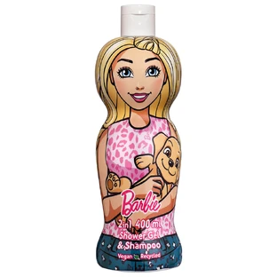 Gel de ducha y champú Barbie 1D, +3 años, 400 ml, Air Val