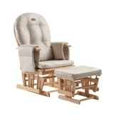 Calm Me Natural adjustable nursing chair with foot support, Beige, Onino