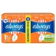 Always Duo Ultra Plus absorberend pakket, 20 stuks, Maat 1, P&amp;G