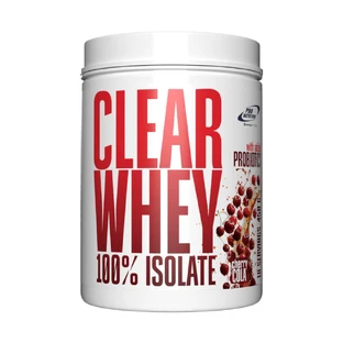 Wei-eiwitisolaat instantdrank met toegevoegde probiotica Clear Whey, 450 g, Cherry Cola, Pro Nutrition, Pro Nutrition