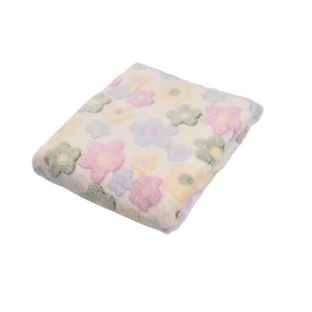 Couverture Cocolino, 80x80 cm, Fleurs, Fic Baby