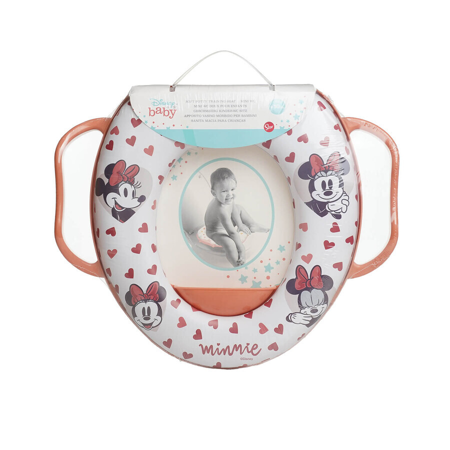 Disney Baby Minnie Baby Minnie riduttore da toilette con maniglie, +10 mesi, Stor