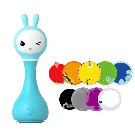 Interaktiver Hase für Babys, +0 Monate, Blau, Alilo