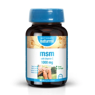 MSM Naturmil, 1000 mg, 90 comprimidos, Dietmed