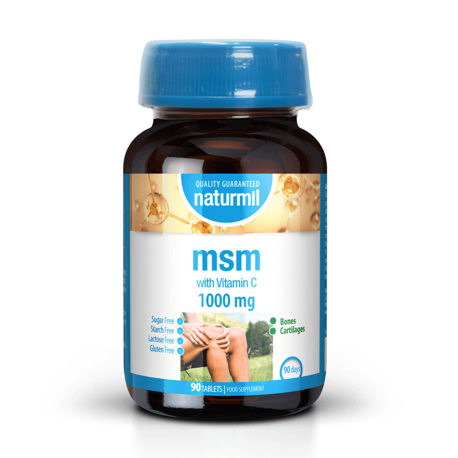 MSM Naturmil, 1000 mg, 90 tablets, Dietmed