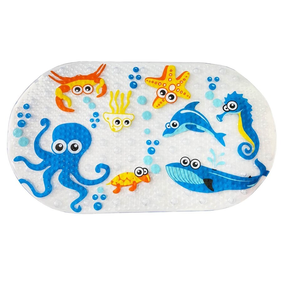 Tapis de bain antidérapant avec ventouses, Thermobaby