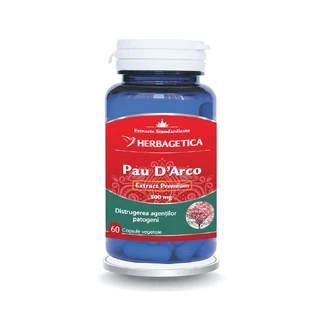 Pau D'Arco, 60 capsules, Herbagetica