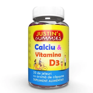 Gelées Justins Calcium + Vitamine D3, 30 pièces, Justin Pharma