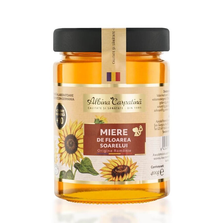 Winkel op Zonnebloemhoning, 400 g, Albina Carpatina Zonnebloemhoning, 400 g, Albina Carpatina