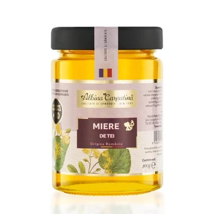 Miel de tilleul, 400 g, Albina Carpatina