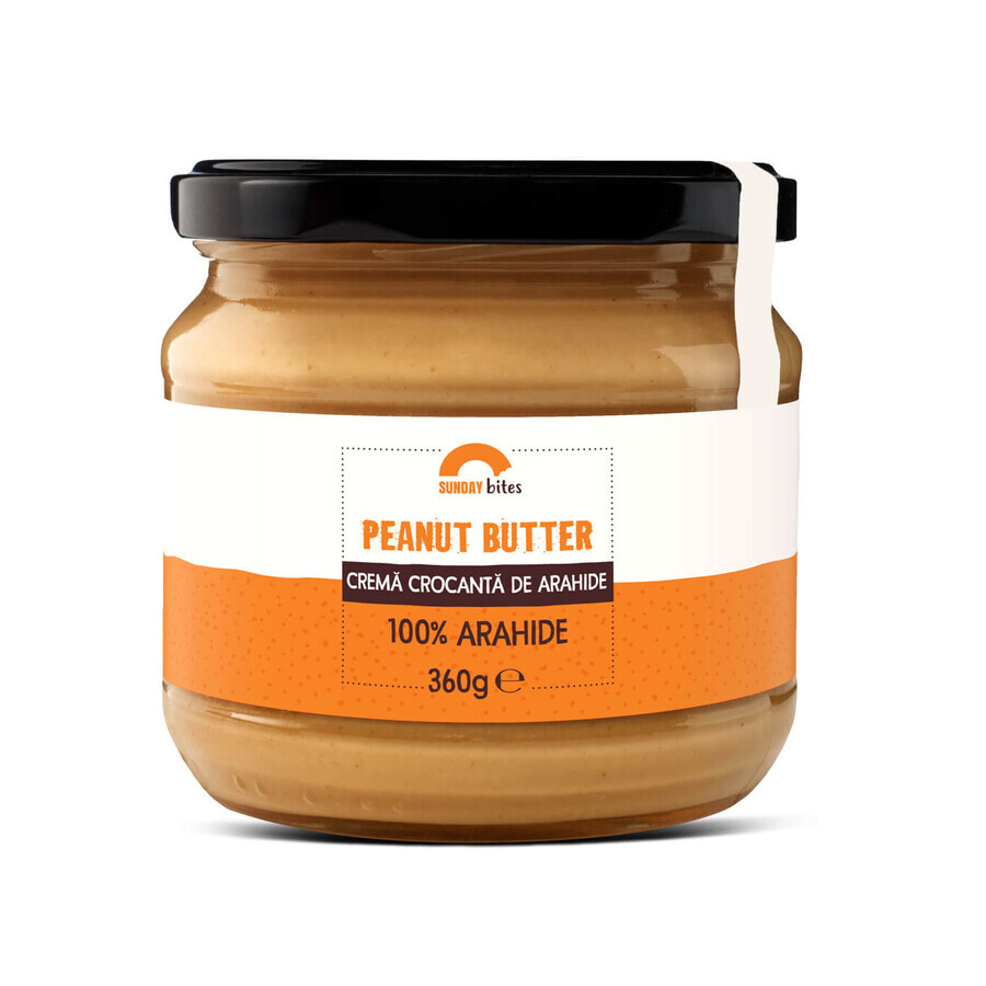 Crema croccante alle arachidi, 360 g, Sunday Bites
